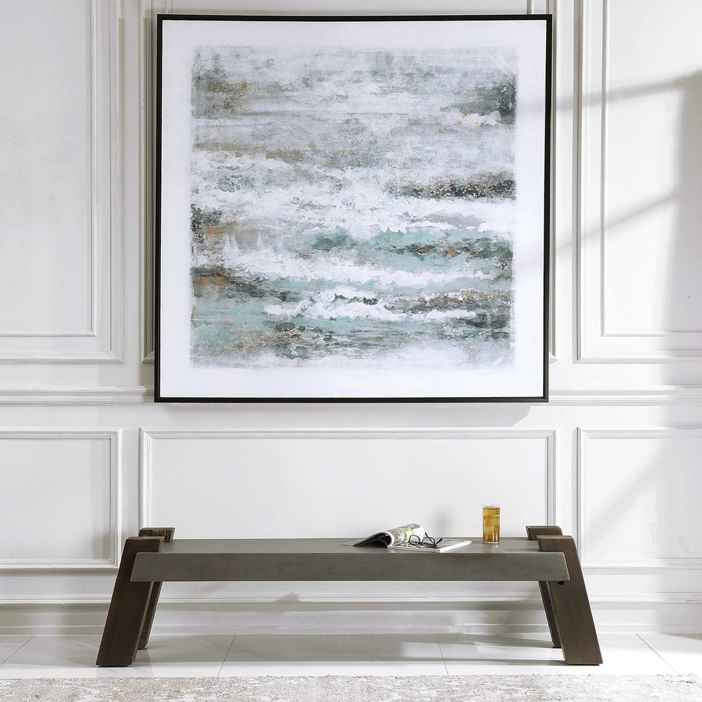 Lavin Industrial Concrete Bench - Bombay Mercantile