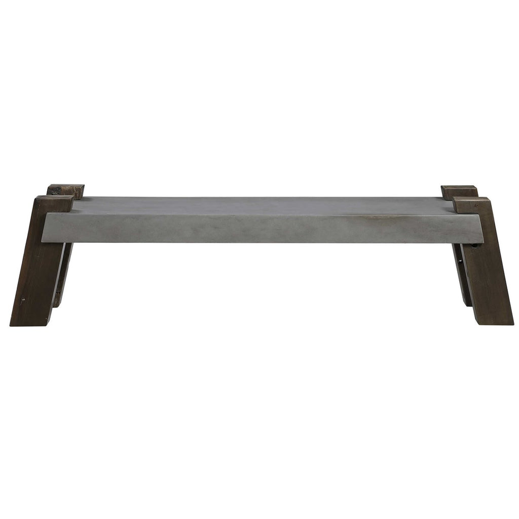 Lavin Industrial Concrete Bench - Bombay Mercantile