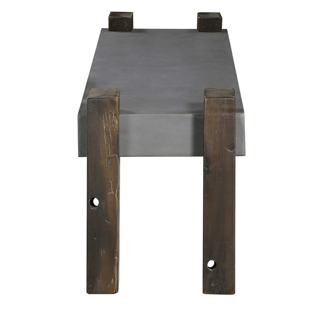 Lavin Industrial Concrete Bench - Bombay Mercantile