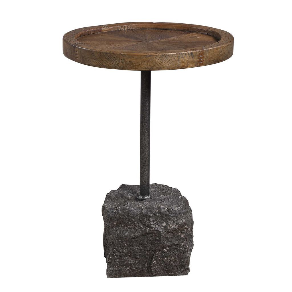 Horton Rustic Accent Table - Bombay Mercantile