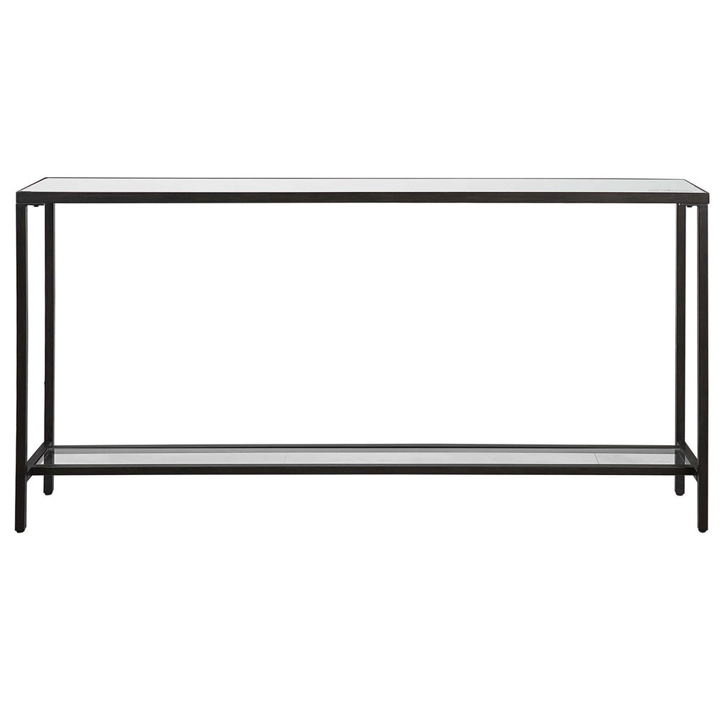 Hayley Black Console Table - Bombay Mercantile