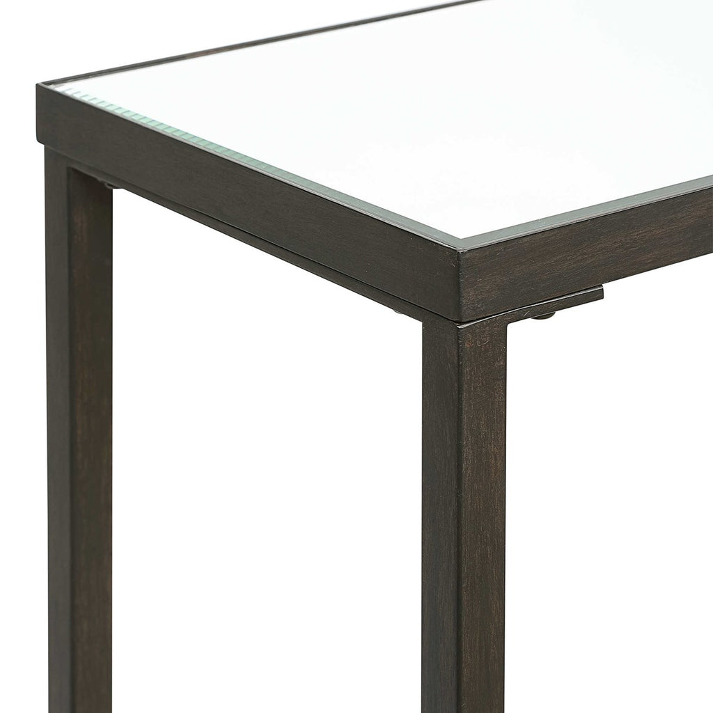 Hayley Black Console Table - Bombay Mercantile