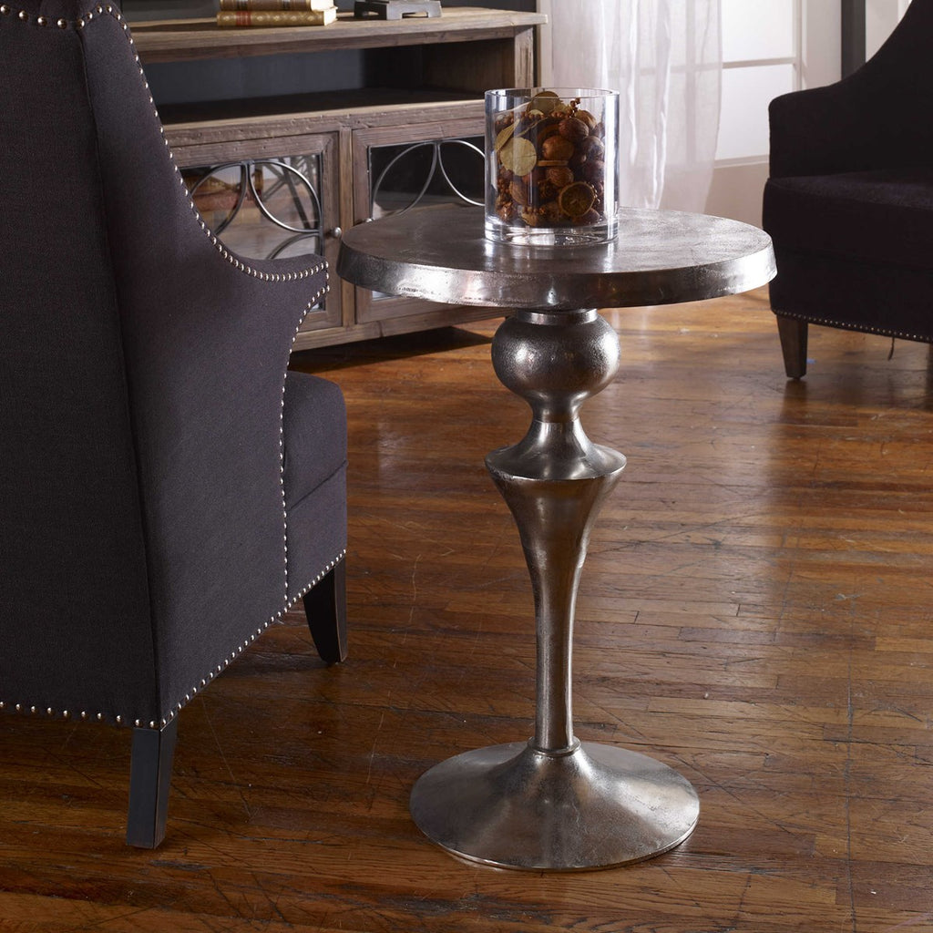 Noland Aluminum Accent Table - Bombay Mercantile