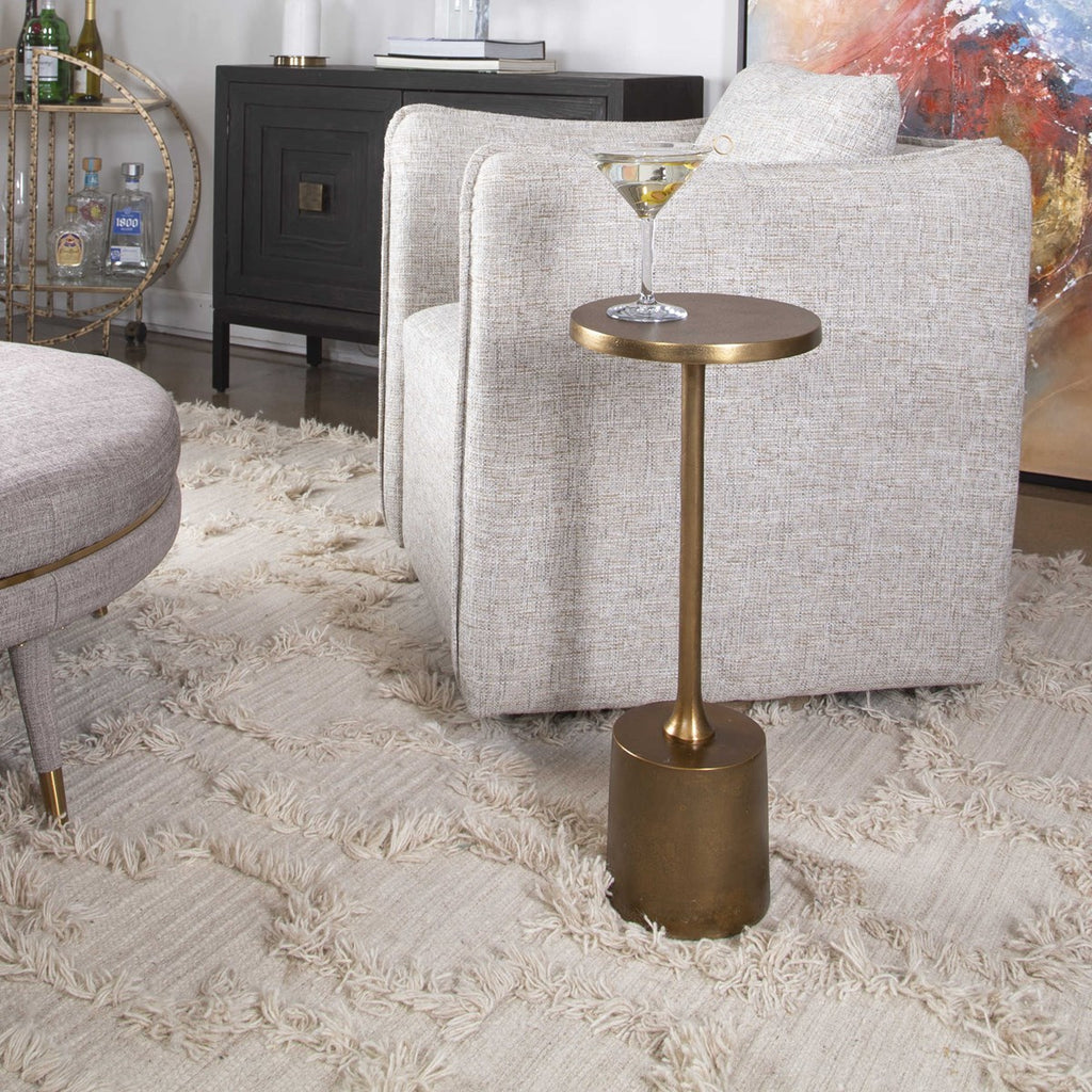Sanaga Drink Table Gold - Bombay Mercantile