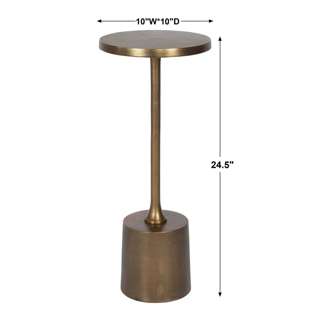 Sanaga Drink Table Gold - Bombay Mercantile