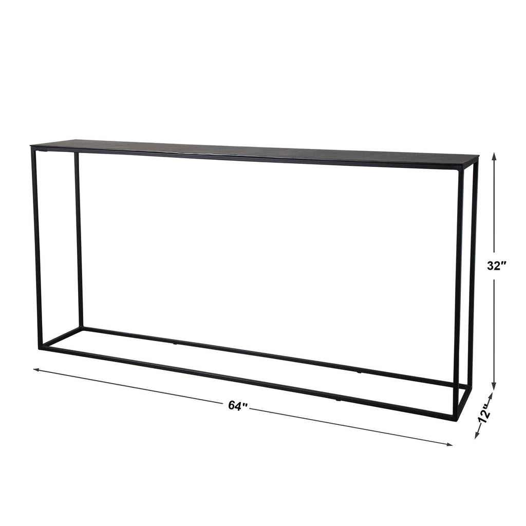 Coreene Large Industrial Console Table - Bombay Mercantile
