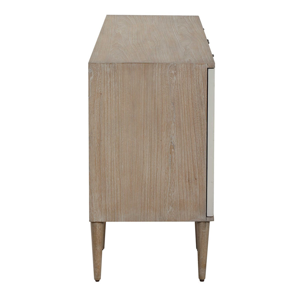 Tightrope 4 Door Modern Sideboard Cabinet - Bombay Mercantile