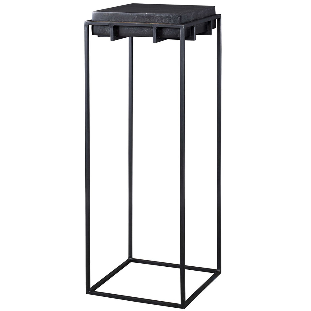 Telone Black Large Pedestal - Bombay Mercantile