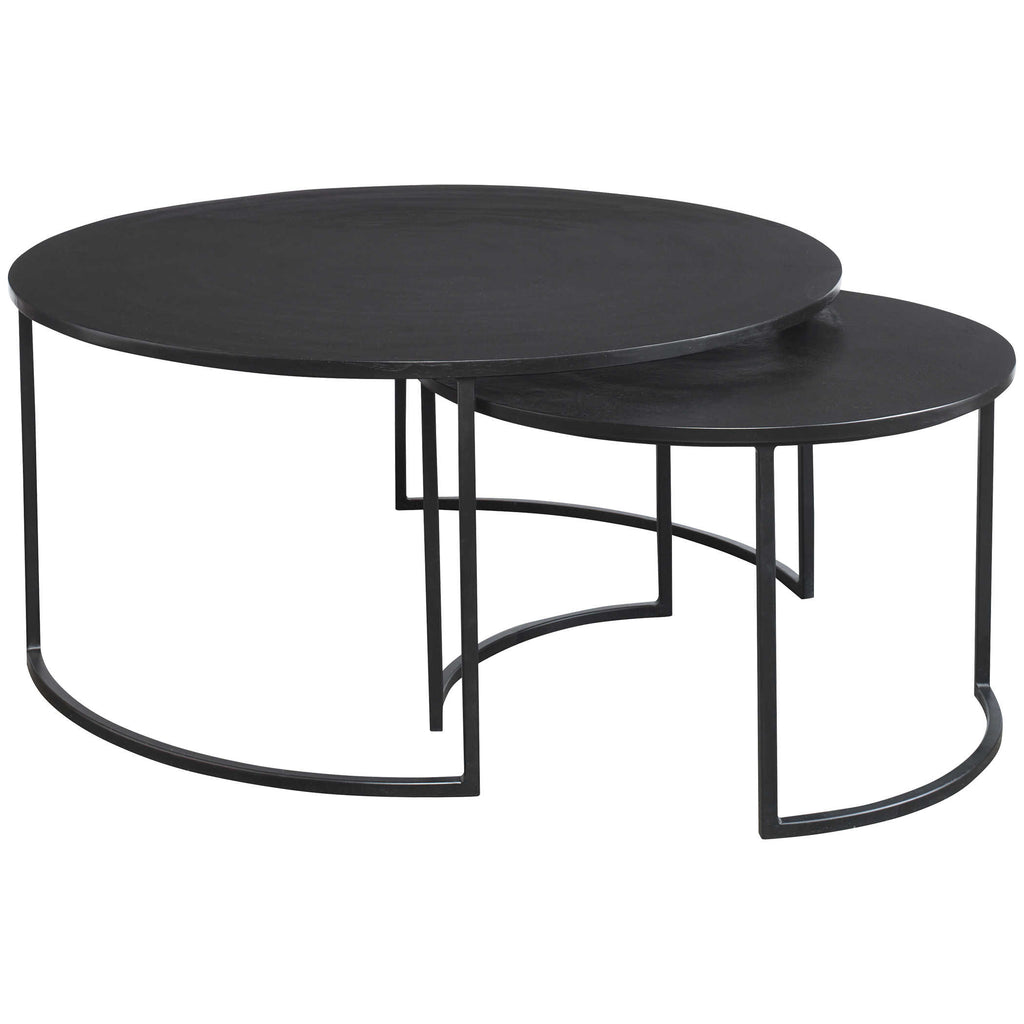 Barnette Modern Nesting Coffee Tables Set of 2 - Bombay Mercantile