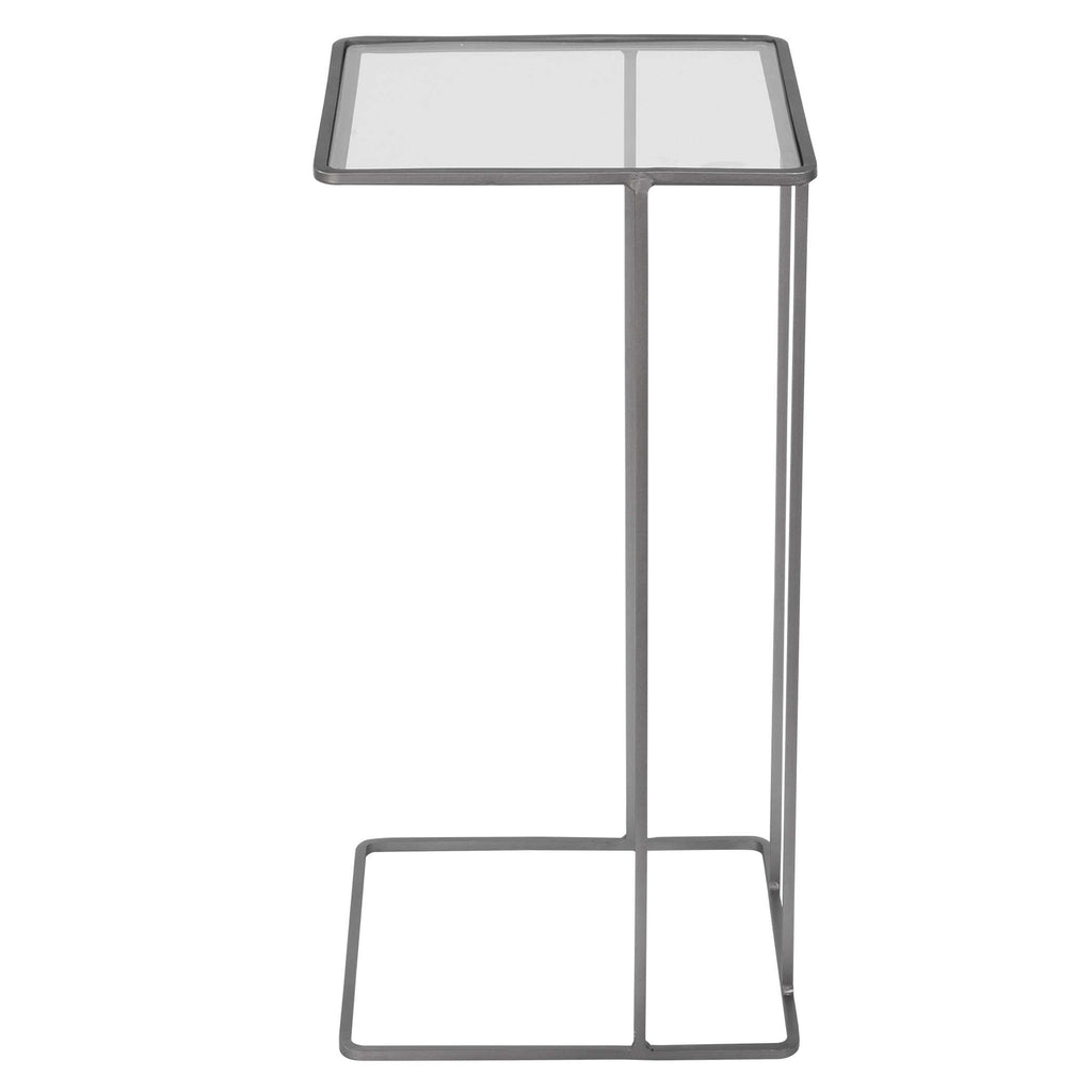 Cadmus Pewter Accent Table - Bombay Mercantile