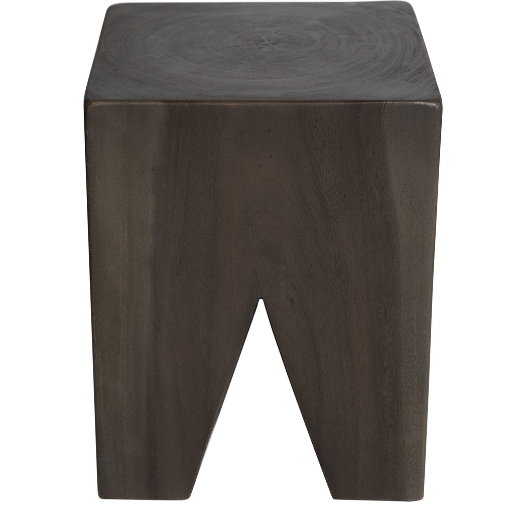 Armin Solid Wood Accent Stool - Bombay Mercantile