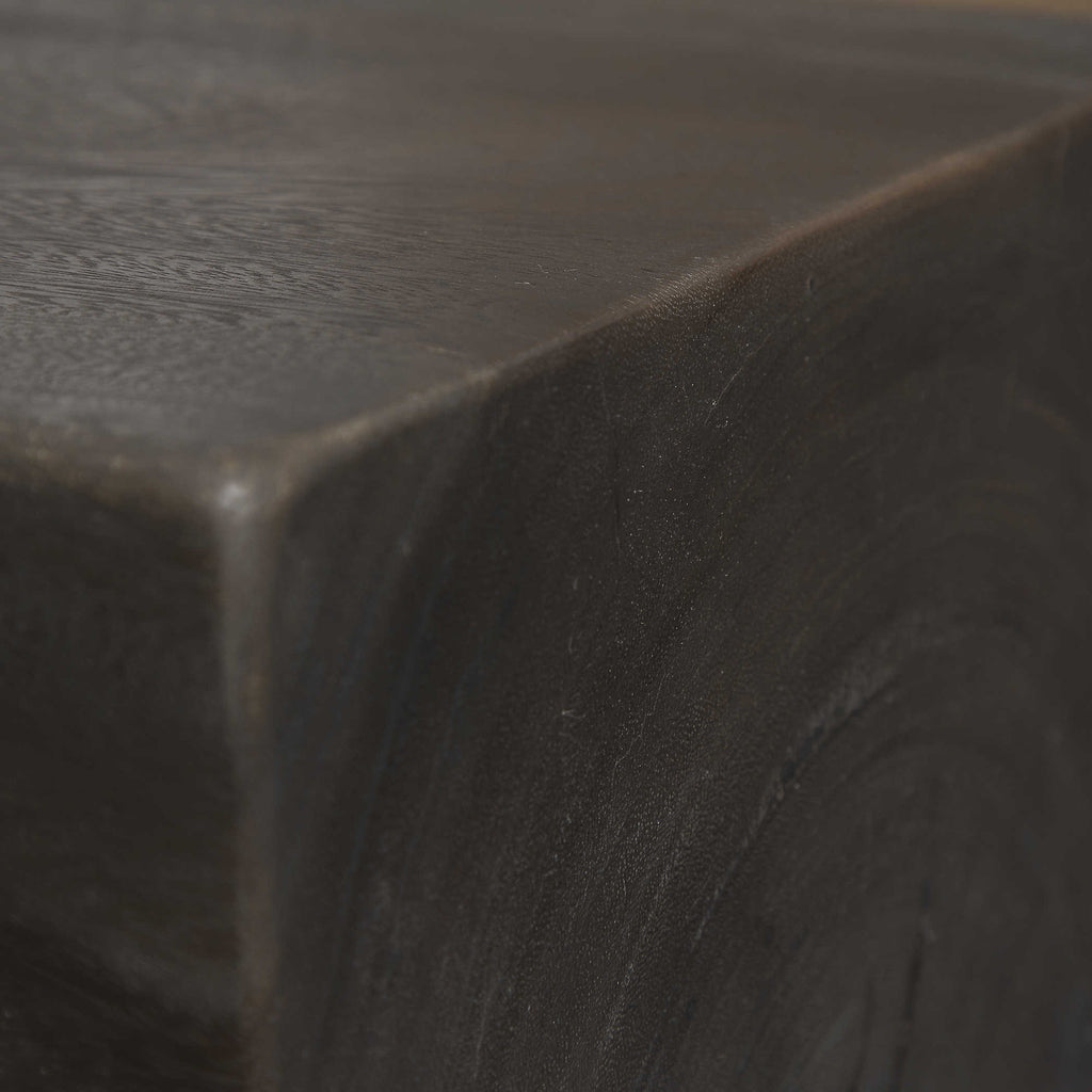 Armin Solid Wood Accent Stool - Bombay Mercantile