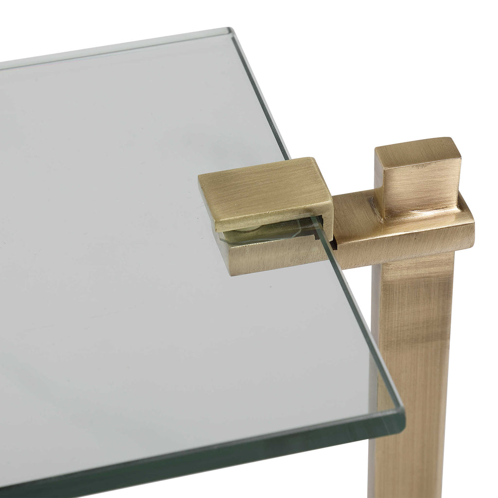 Butler Brass Accent Table - Bombay Mercantile