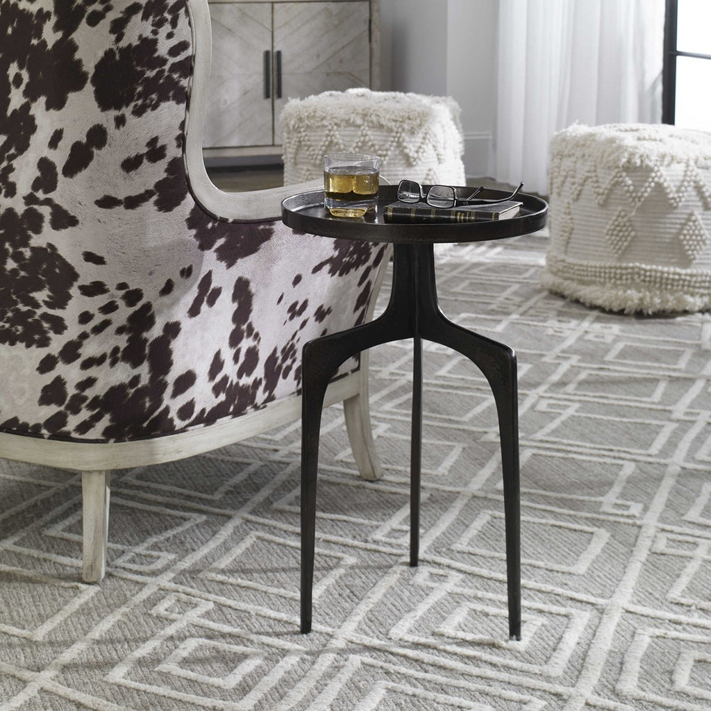 Kenna Bronze Accent Table - Bombay Mercantile