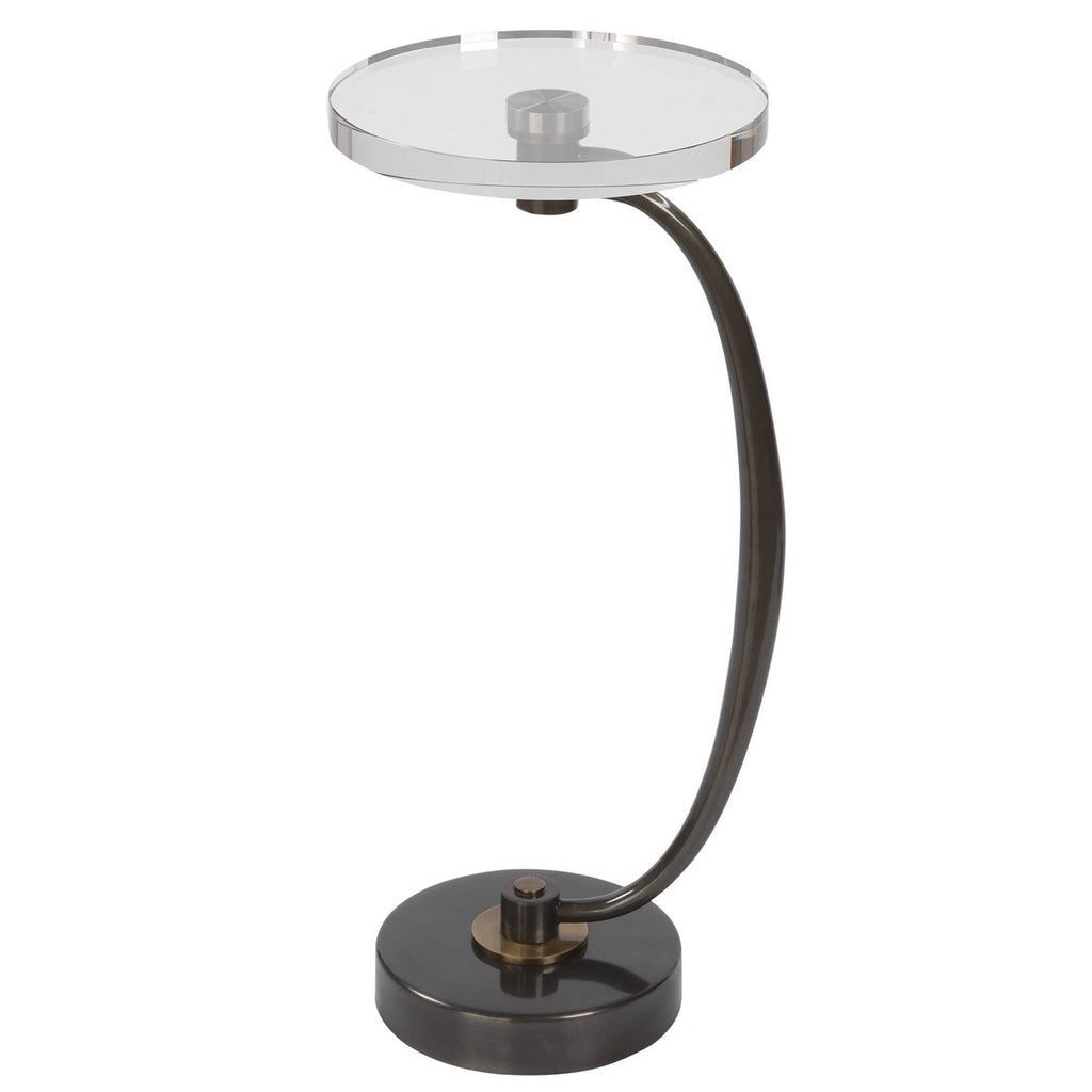 Waveney Bronze Drink Table - Bombay Mercantile