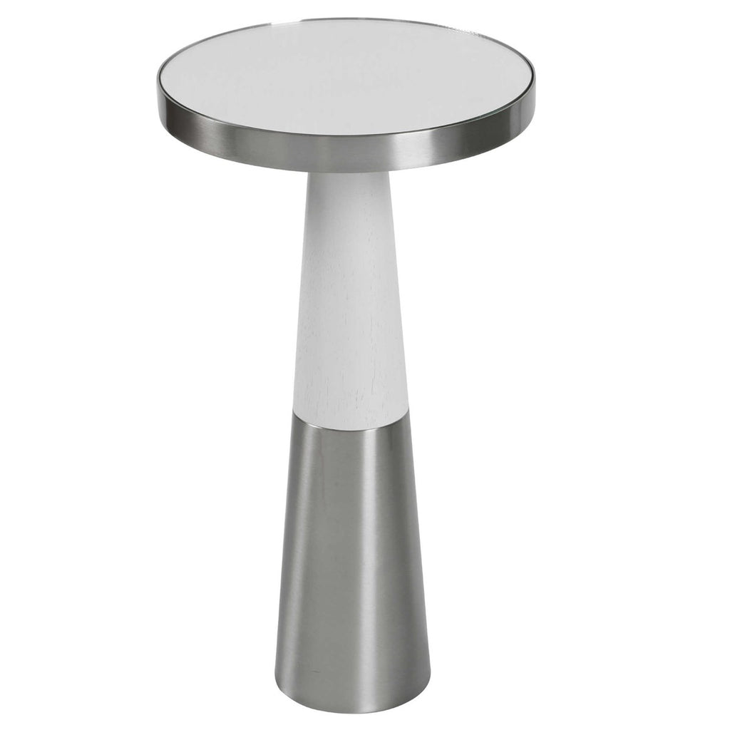 Fortier Nickel Accent Table - Bombay Mercantile