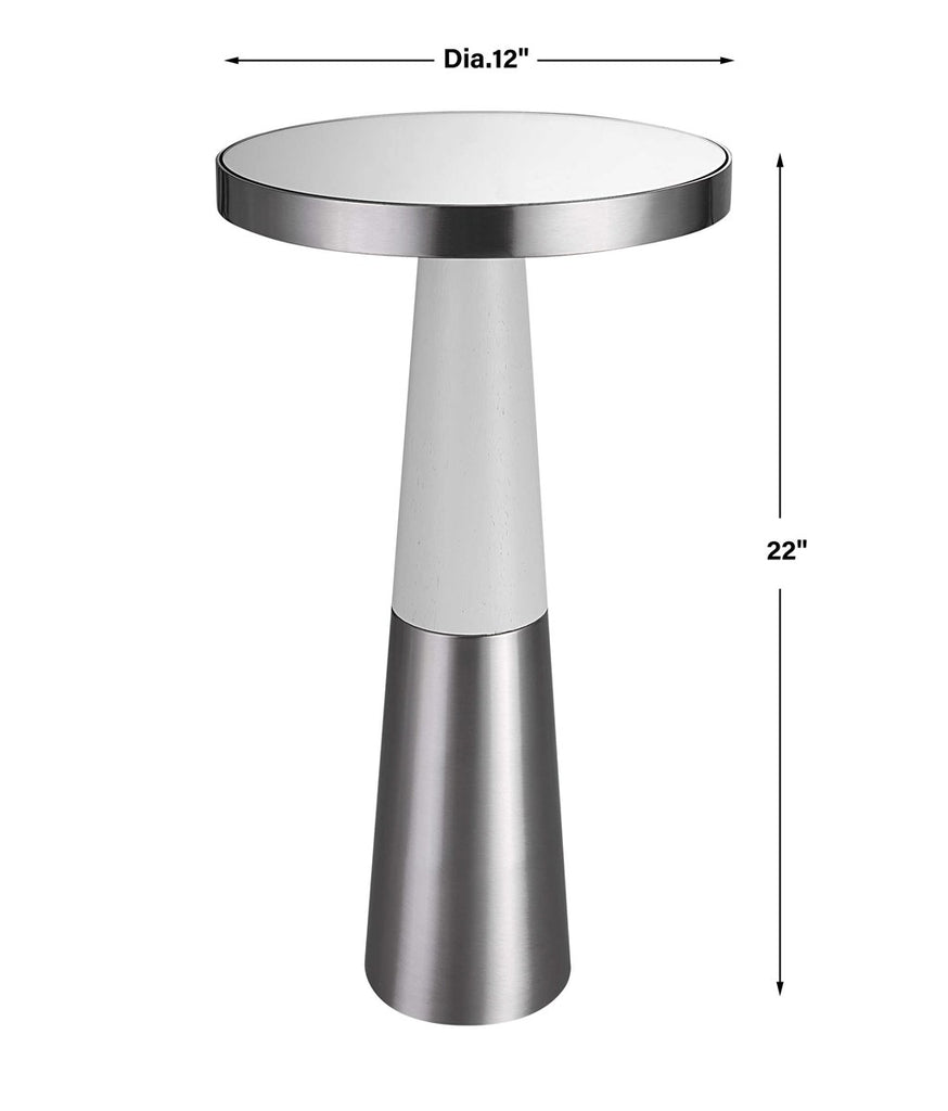 Fortier Nickel Accent Table - Bombay Mercantile