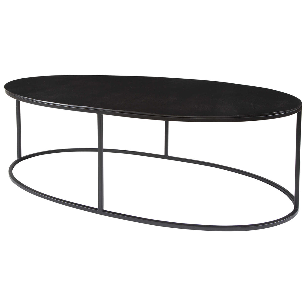 Coreene Oval Coffee Table - Bombay Mercantile