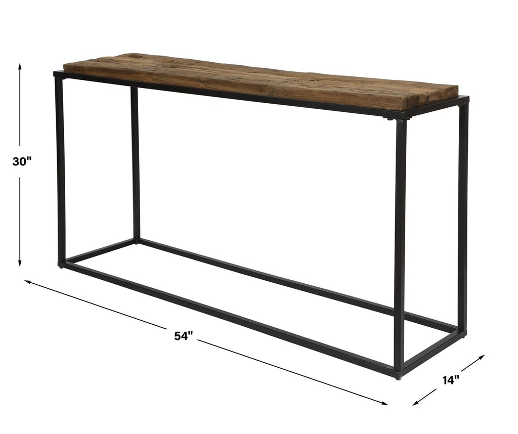 Holston Salvaged Wood Console Table - Bombay Mercantile