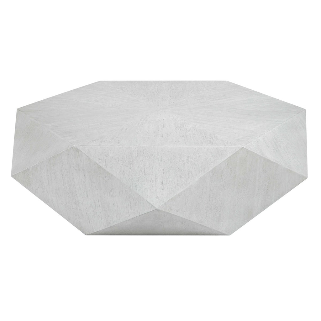 Volker White Coffee Table - Bombay Mercantile