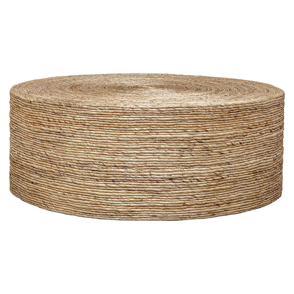 Rora Woven Round Coffee Table - Bombay Mercantile