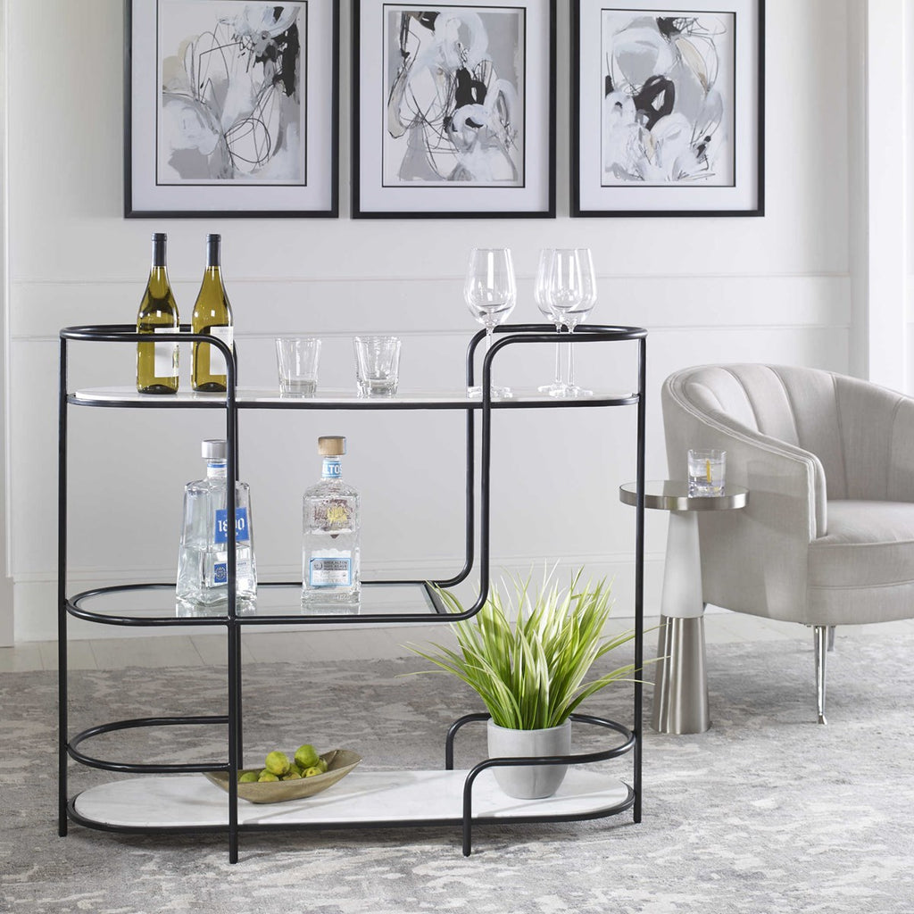 Trolley Bar Console - Bombay Mercantile