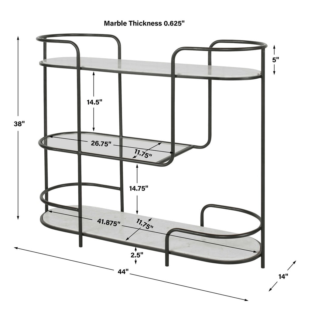 Trolley Bar Console - Bombay Mercantile