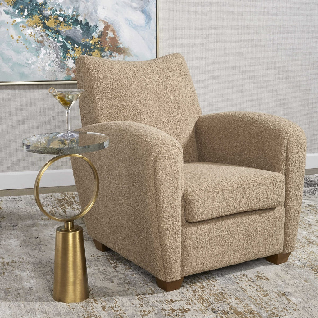 Ringlet Brass Accent Table - Bombay Mercantile