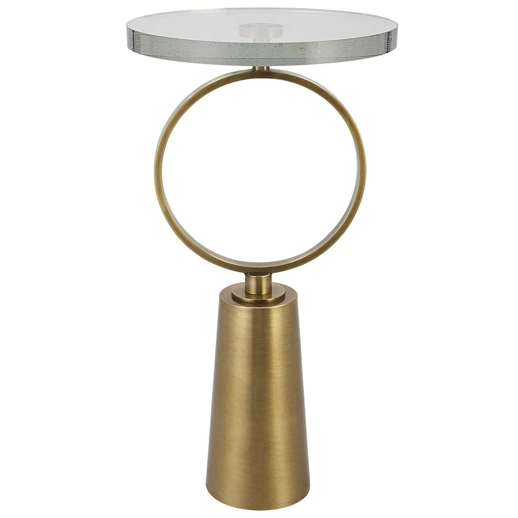Ringlet Brass Accent Table - Bombay Mercantile