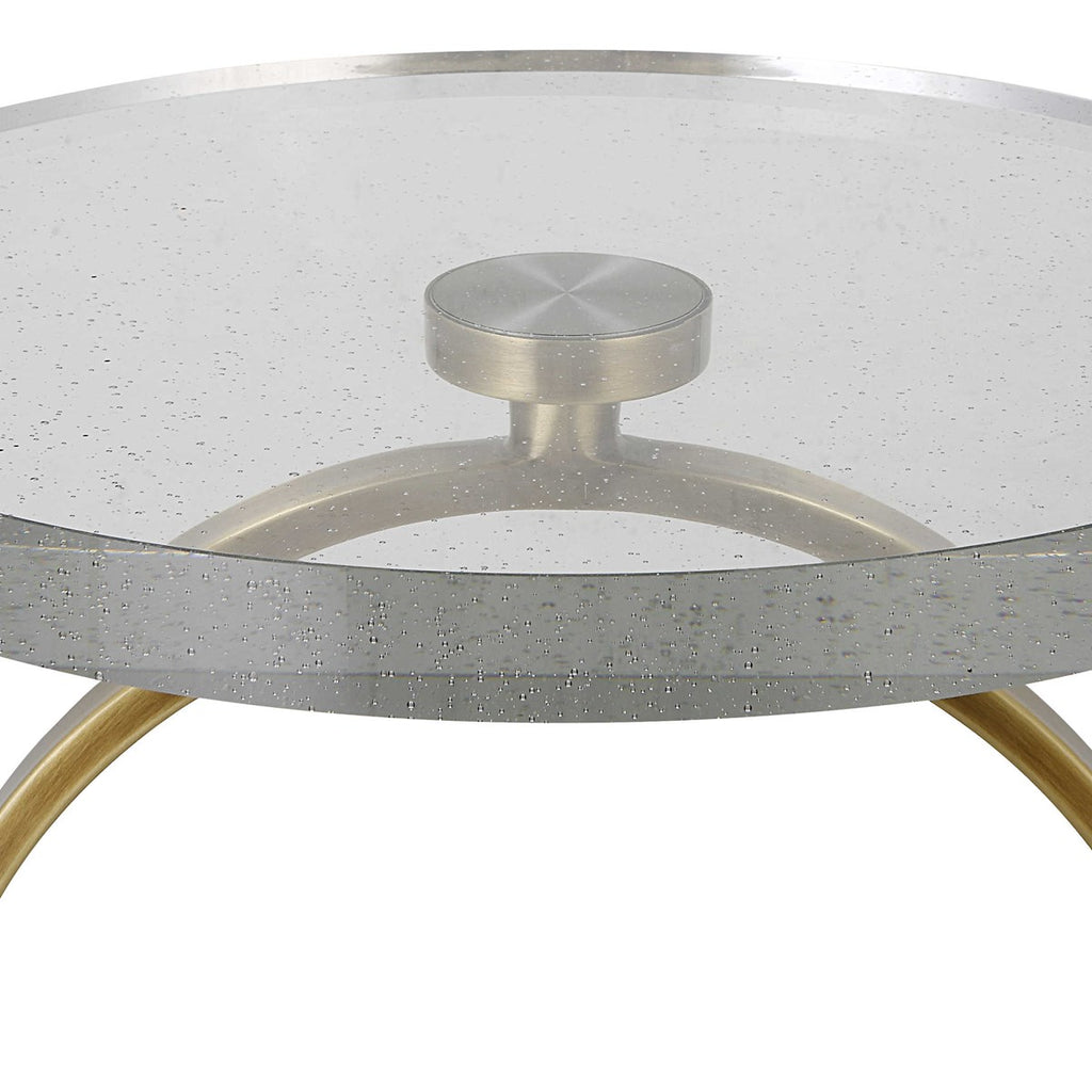 Ringlet Brass Accent Table - Bombay Mercantile