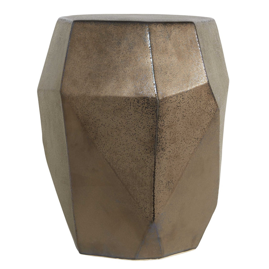 Maquette Bronze Garden Stool - Bombay Mercantile