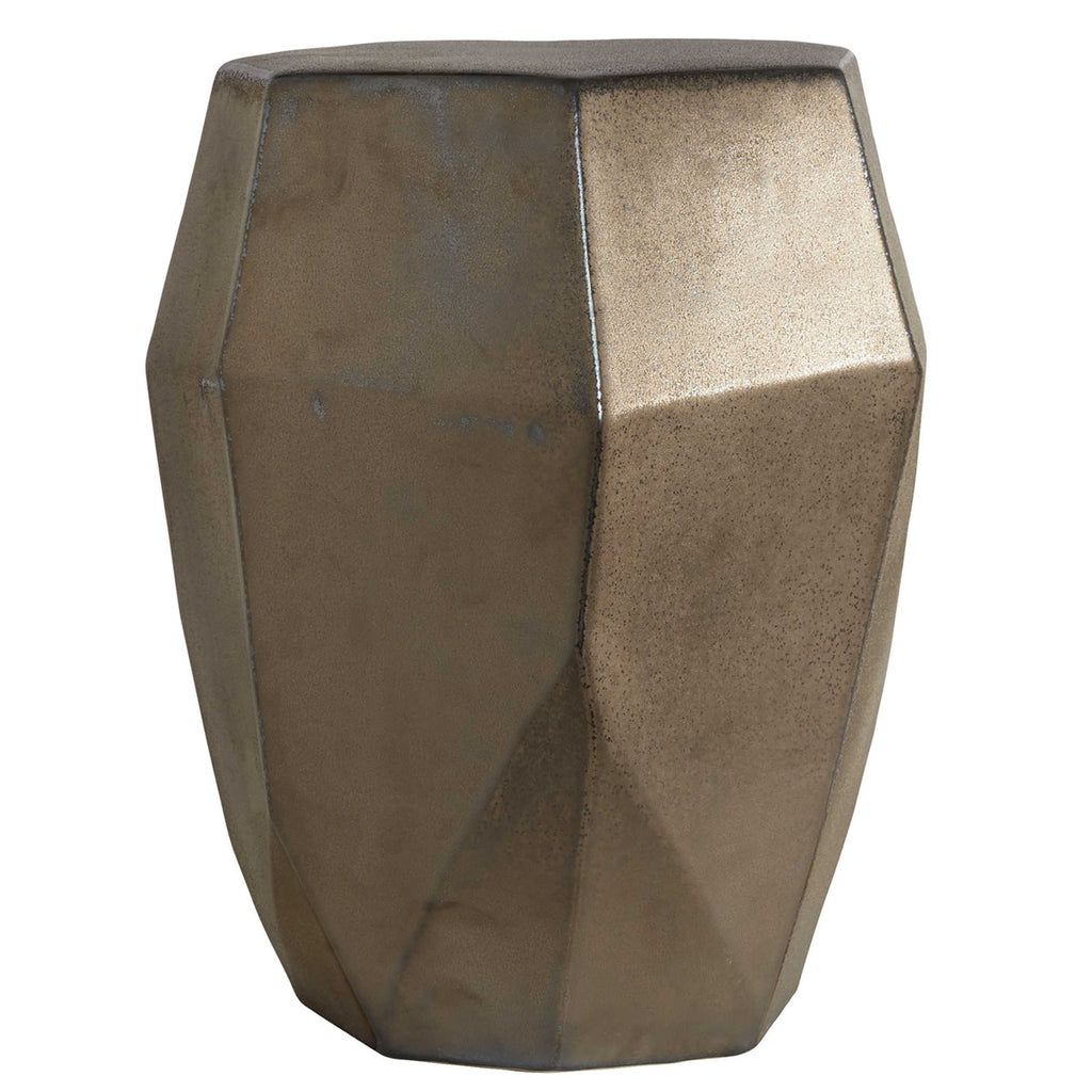 Maquette Bronze Garden Stool - Bombay Mercantile