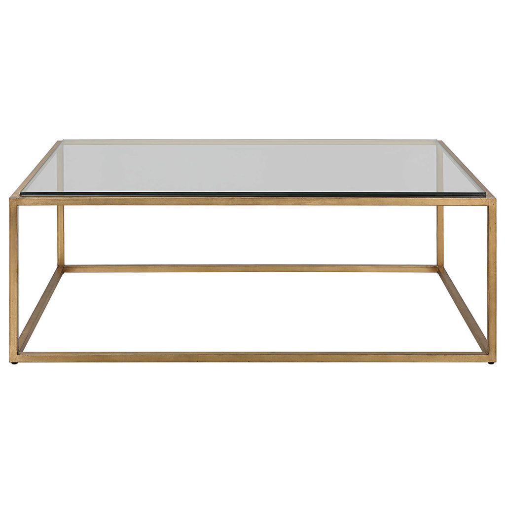 Bravura Gold Coffee Table - Bombay Mercantile