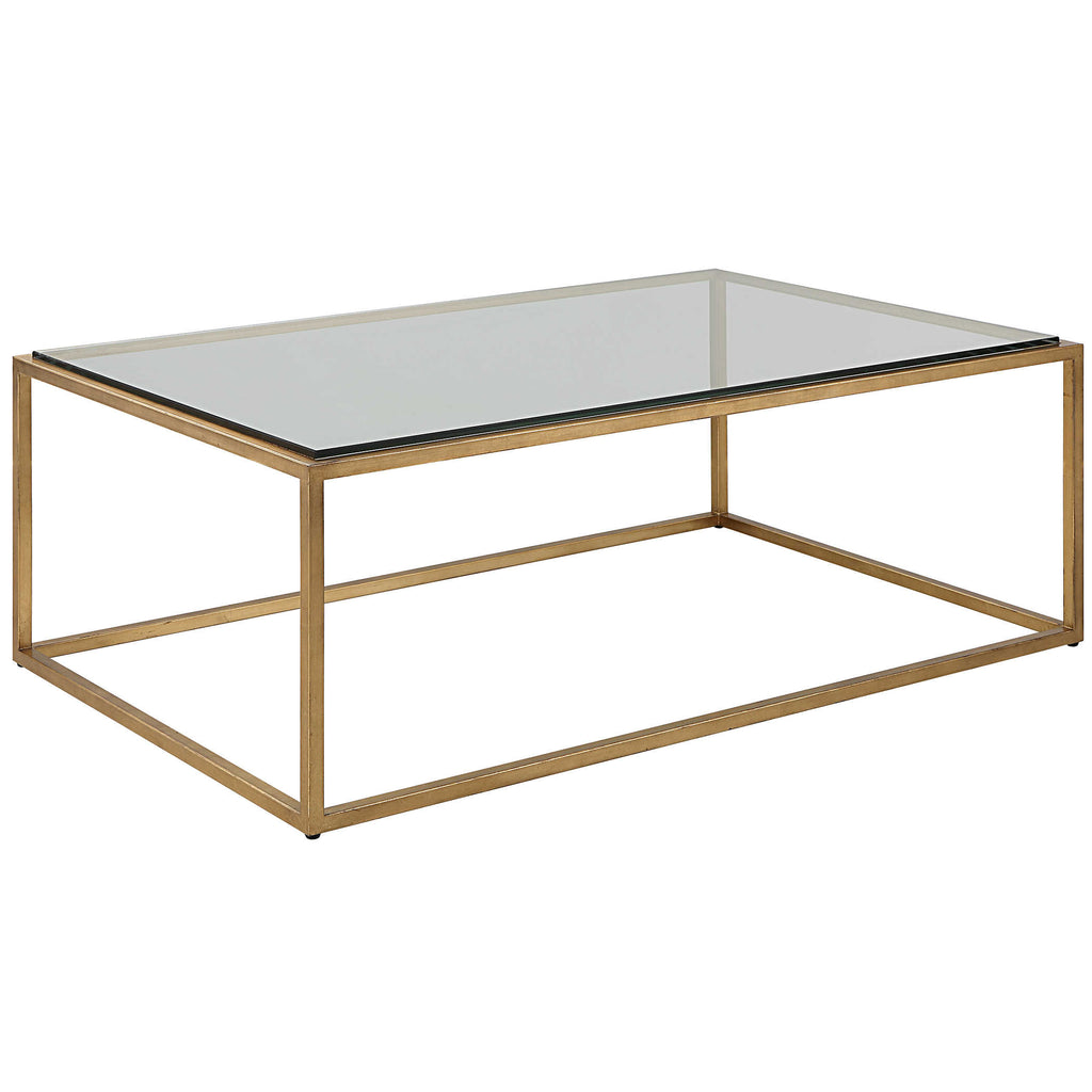 Bravura Gold Coffee Table - Bombay Mercantile
