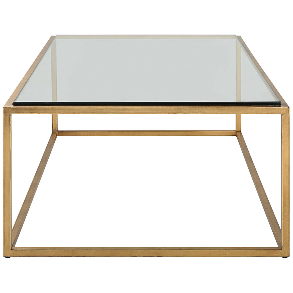 Bravura Gold Coffee Table - Bombay Mercantile
