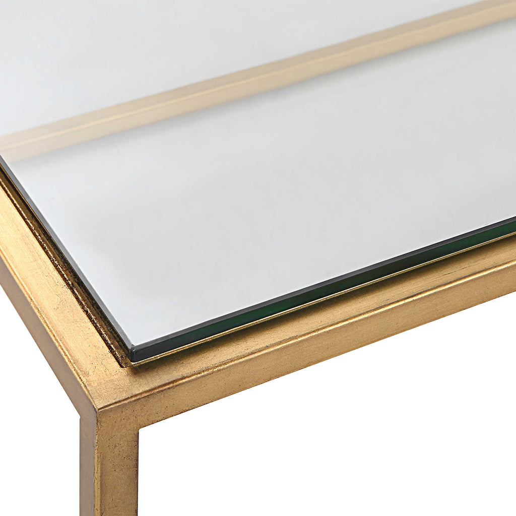 Bravura Gold Coffee Table - Bombay Mercantile