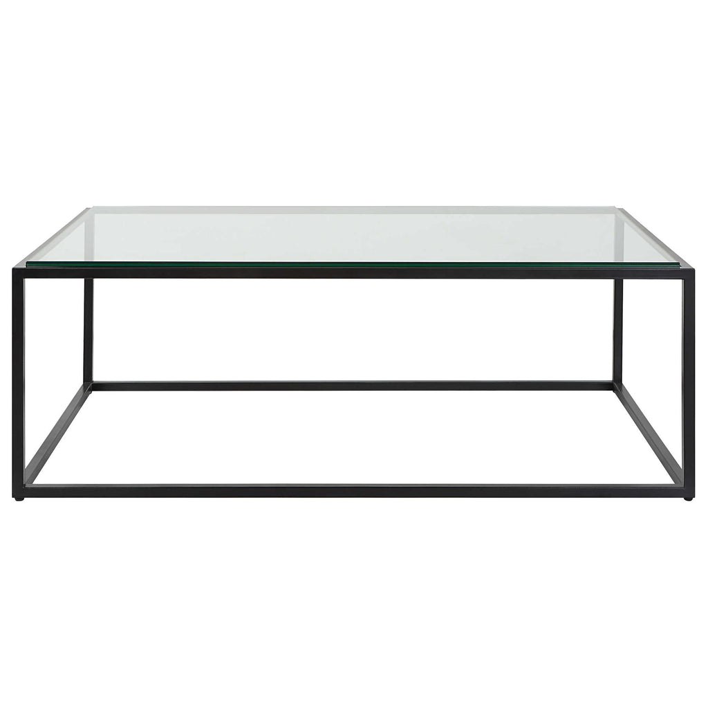 Bravura Black Coffee Table - Bombay Mercantile