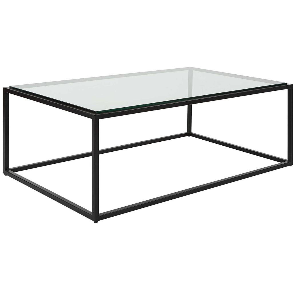 Bravura Black Coffee Table - Bombay Mercantile