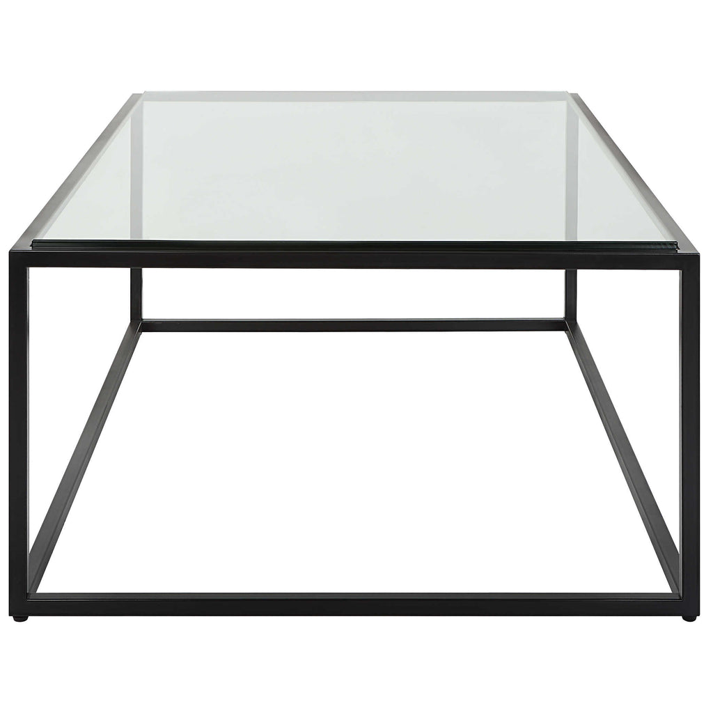 Bravura Black Coffee Table - Bombay Mercantile