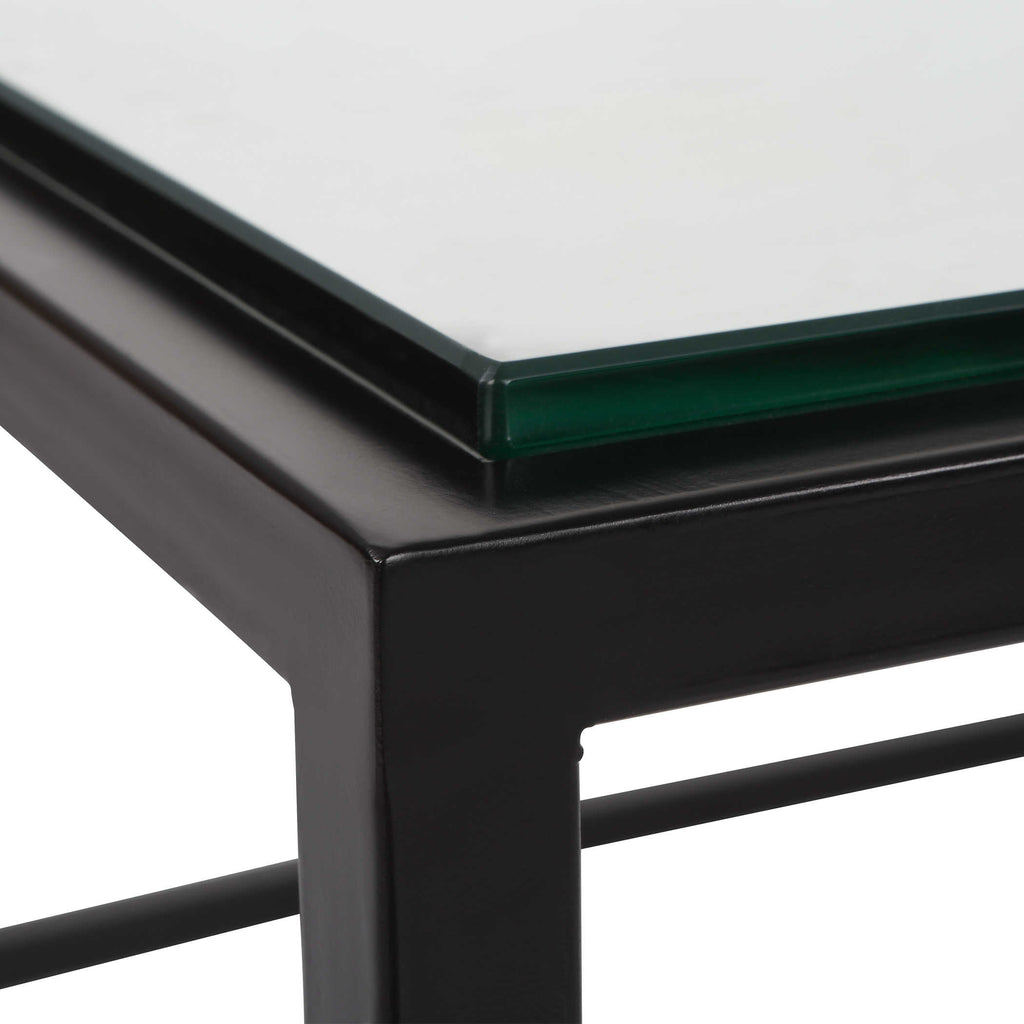 Bravura Black Coffee Table - Bombay Mercantile
