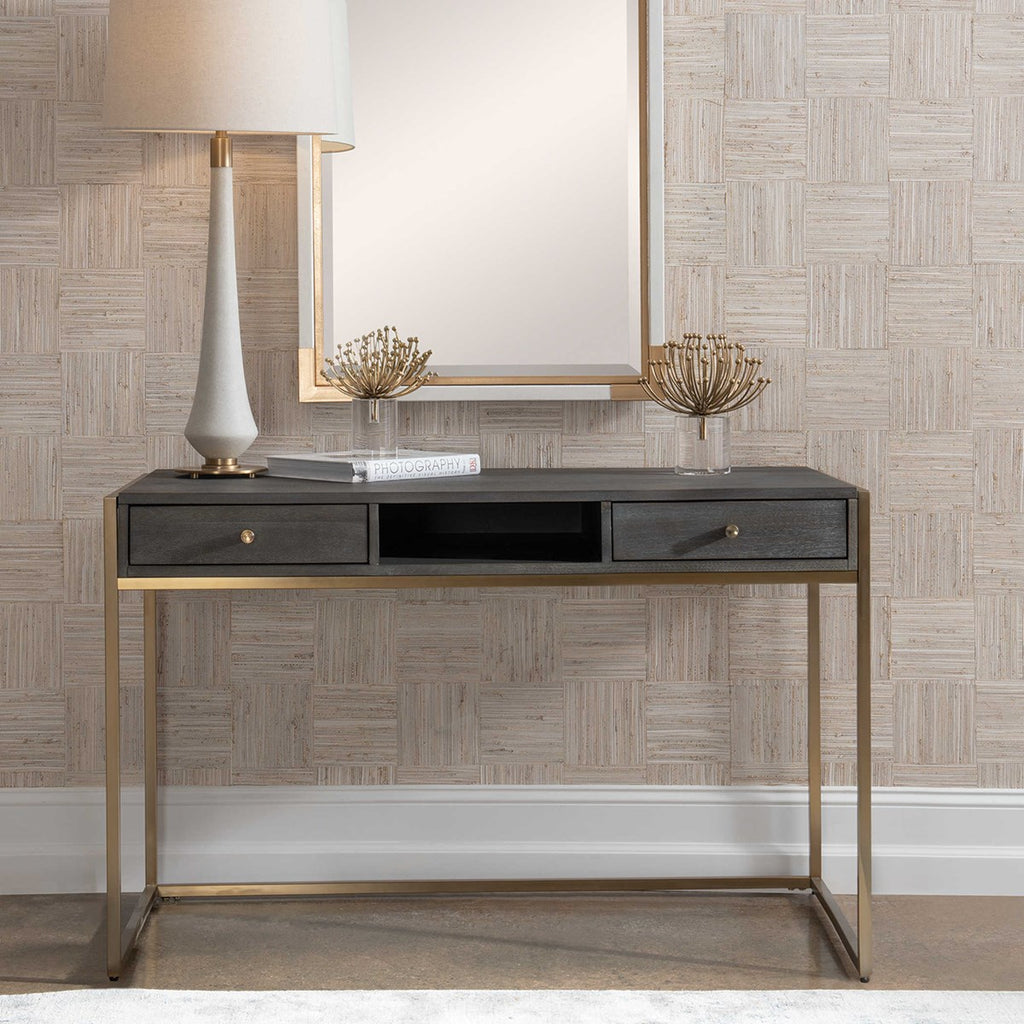 Taja Modern Writing Desk - Bombay Mercantile