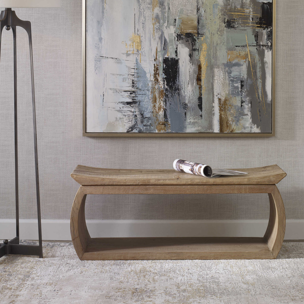 Connor Reclaimed Wood Bench - Bombay Mercantile
