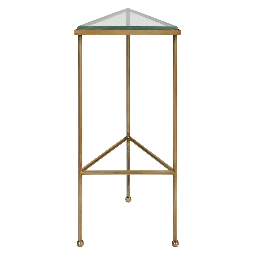 Giza Triangular Drink Table - Bombay Mercantile