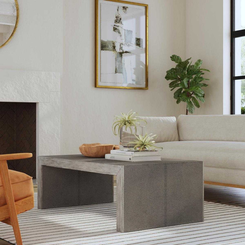 Aerina Modern Gray Coffee Table - Bombay Mercantile