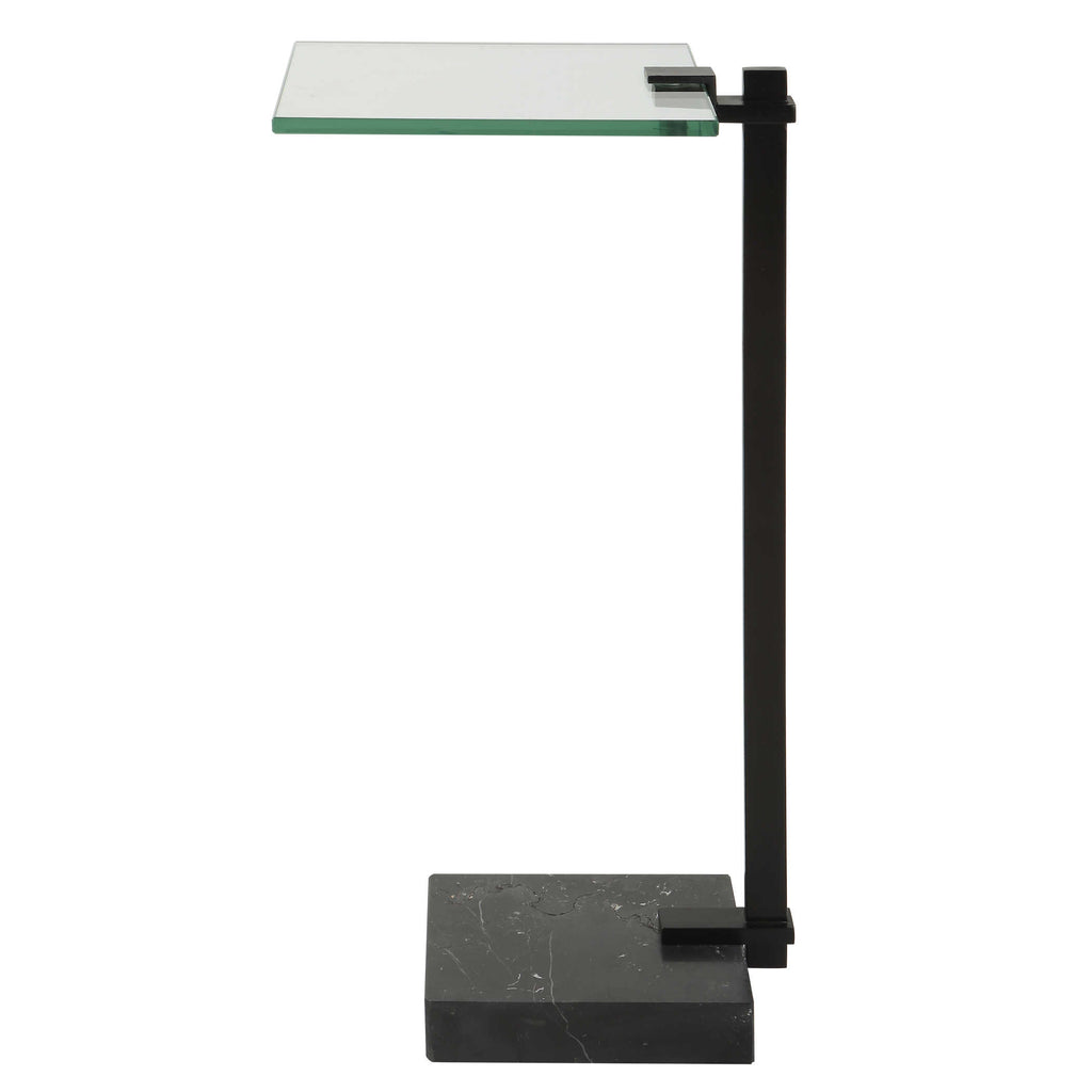 Butler Black Accent Table - Bombay Mercantile