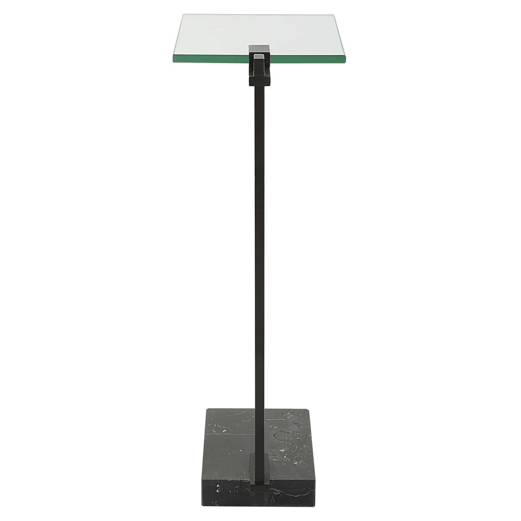Butler Black Accent Table - Bombay Mercantile