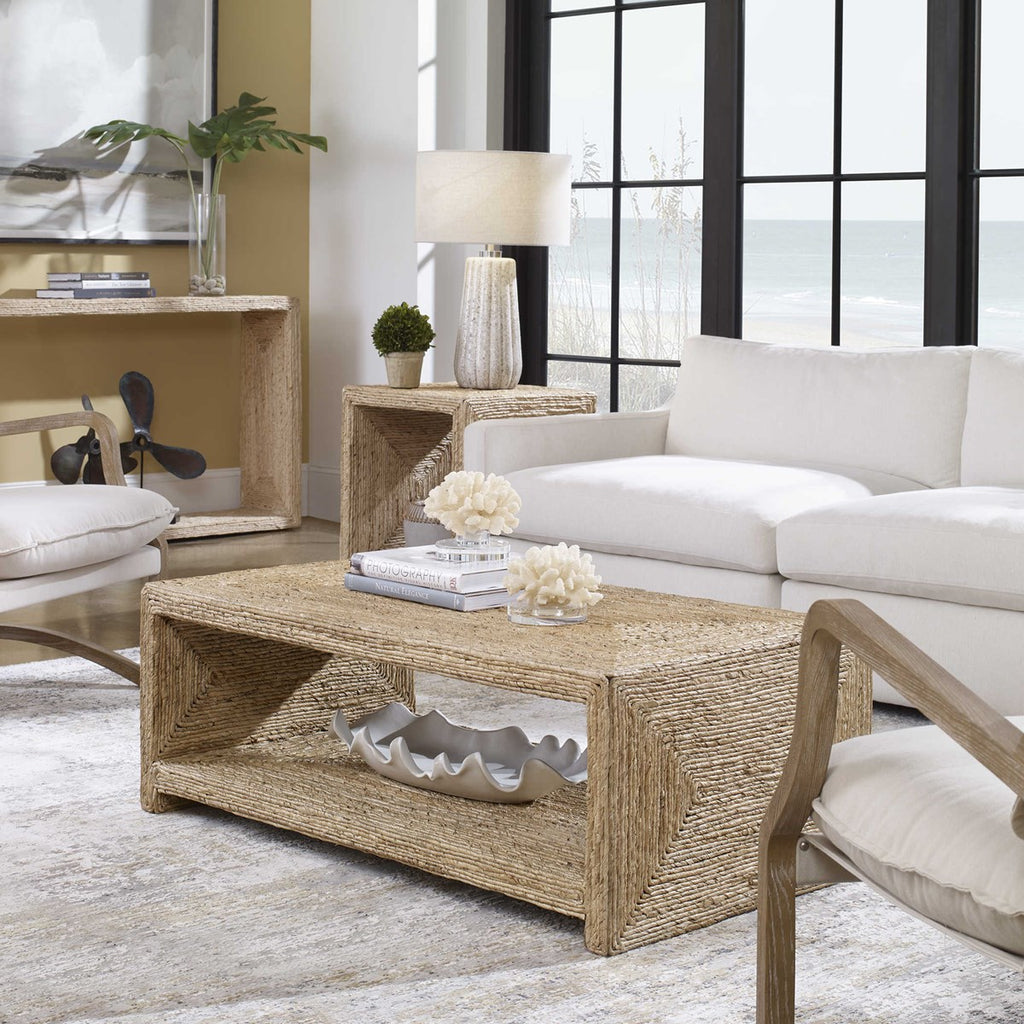 Rora Open Coastal Coffee Table - Bombay Mercantile