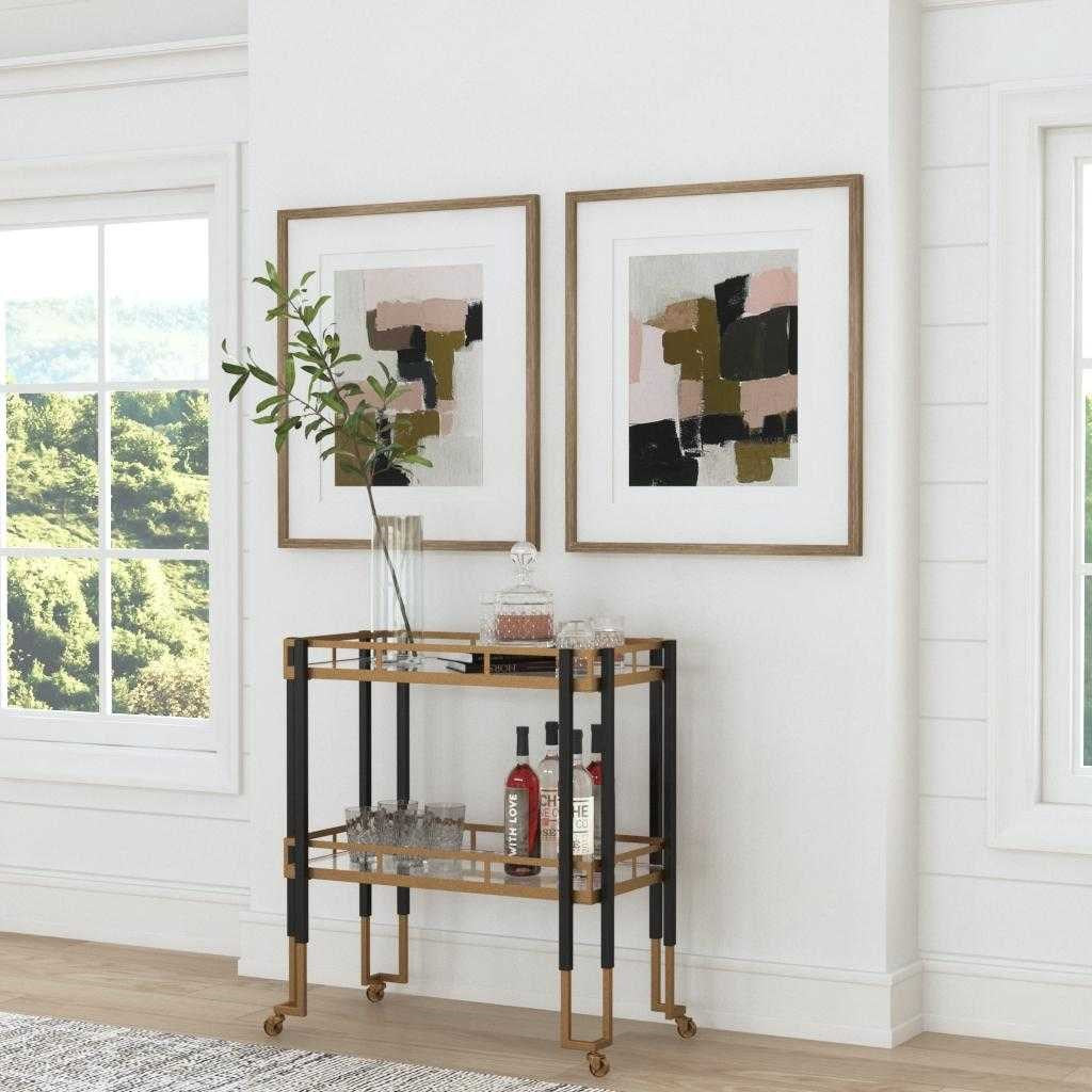 Kentmore Modern Bar Cart - Bombay Mercantile
