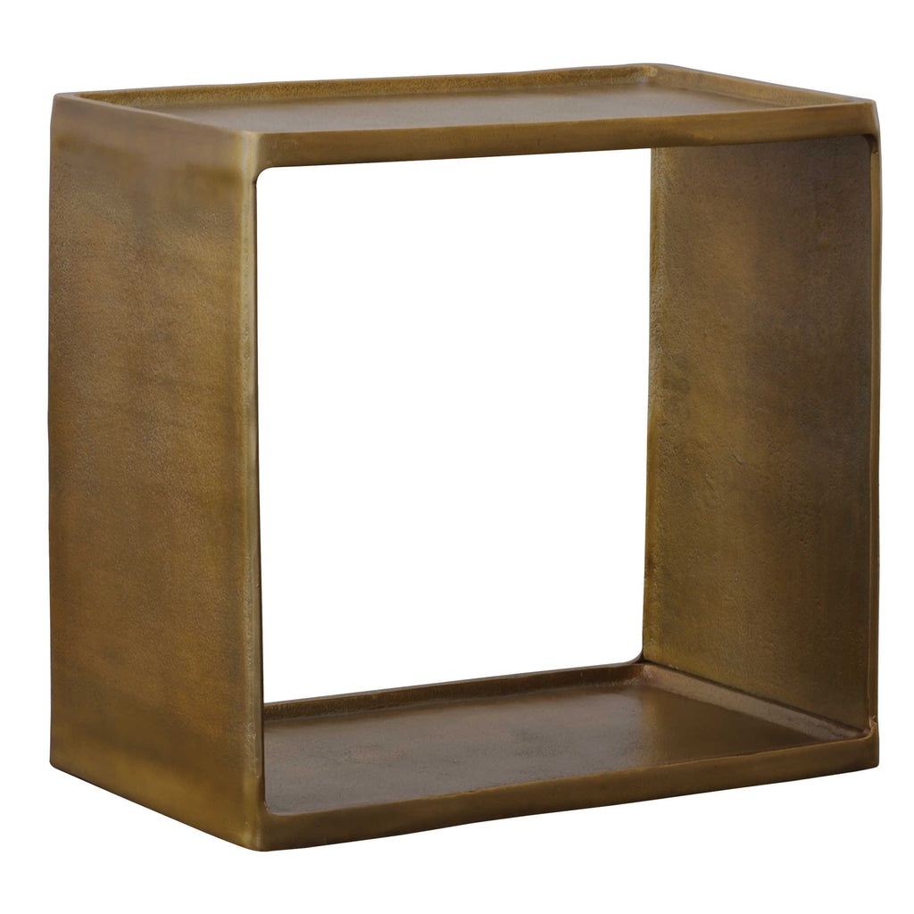 Derwent Antique Brass Side Table - Bombay Mercantile