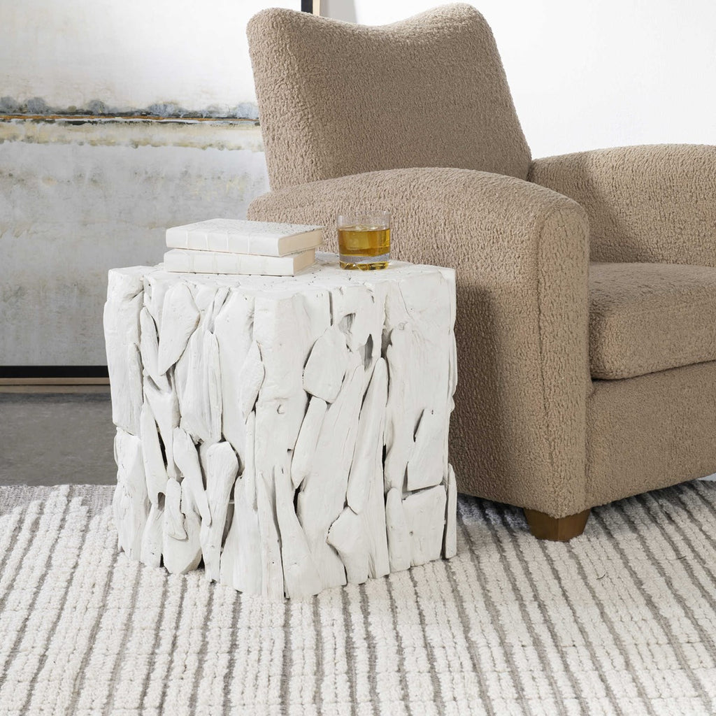 Teddy Latte Accent Chair - Bombay Mercantile